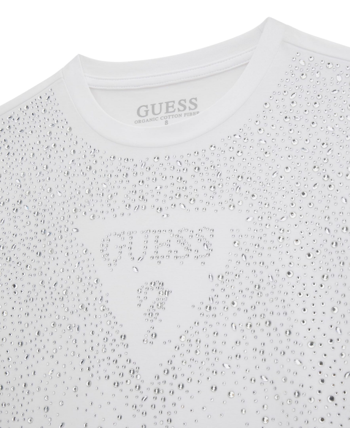 Guess Girls' 7-16 Round Neck T-Shirt