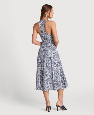 Women's Scoop Neck Midi Dress