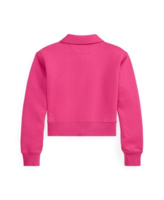 Girls' 7-16 Collared Boxy Sweater