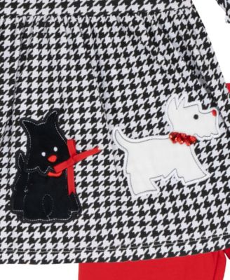 Girls' 4T-6X Printed Top and Leggings, 2-Piece Set