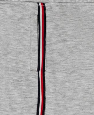 Boys' 2T-7 Striped Detail Hoodie and Shorts, 2-Piece Set