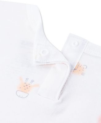 Baby Boys' Crewneck T-Shirt and Buttoned Shortall, 2-Piece Set