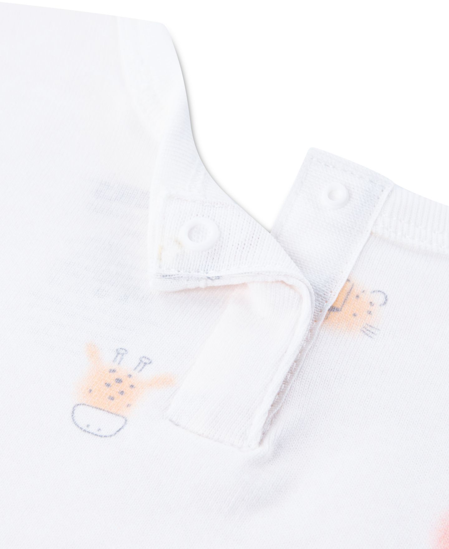 Комплект Huggies Crewneck T-Shirt and Buttoned Shortall, 2-Piece Set для мальчиков-малышей, цвет: Белый / Серо-коричневый — фото 5