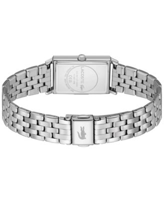 Women's Catherine Silver Tone Stainless Steel Bracelet Watch, 28.3x20.7mm