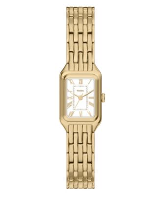 Women's Raquel Three-Hand Gold-Tone Stainless Steel Watch, 18mm