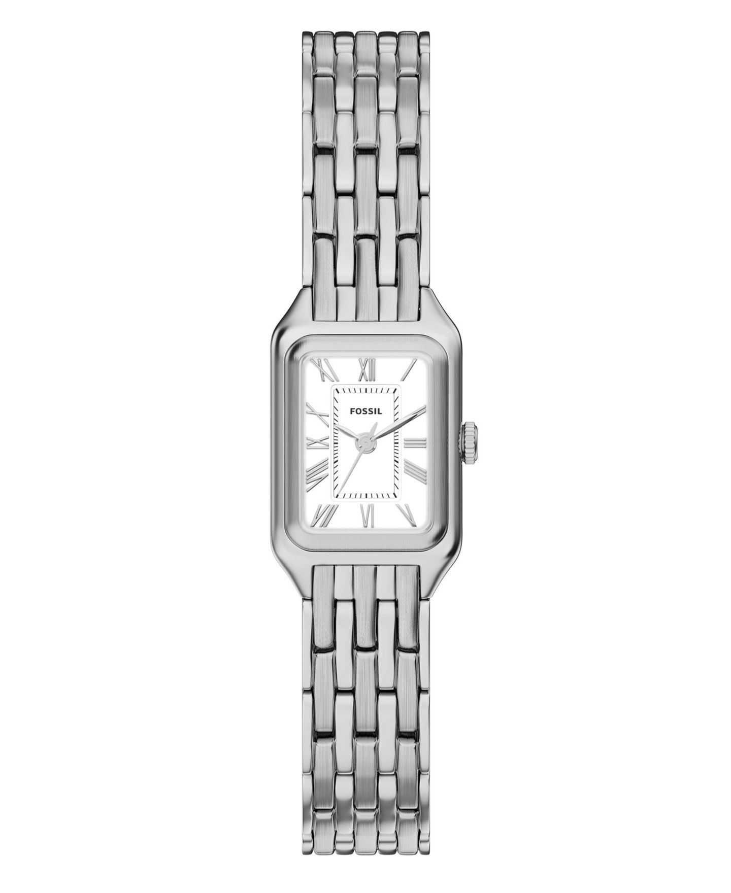 Женские часы Fossil Raquel Three-Hand Stainless Steel Watch, 18mm — фото 1