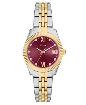 Women's Scarlette Three-Hand Date Two-Tone Stainless Steel Watch, 32mm