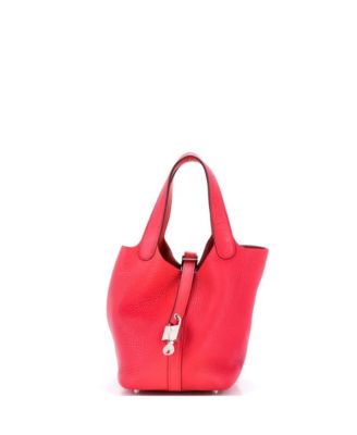 PM Casaque Picotin Lock Bag Clemence