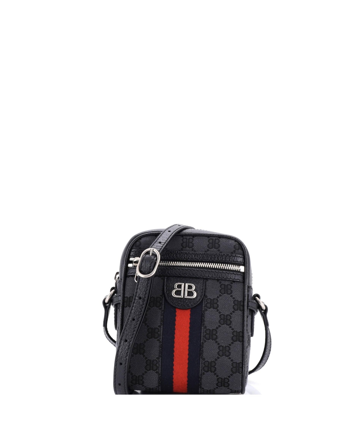 Pre-Owned Balenciaga Mini x Gucci The Hacker Project Zip Messenger Bag Bb Canvas