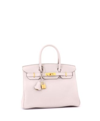 Birkin 30 Handbag Light Togo with Gold Hardware