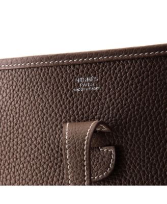 Pre-Owned HERMES PM Evelyne Bag Gen III Clemence