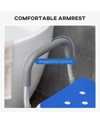 EVA Padded Bath Seat with Adjustable Height, 299 lbs. Capacity