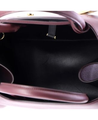 Large Hug Top Handle Bag Leather