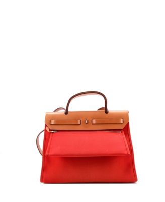 31 Herbag Zip Leather and Toile