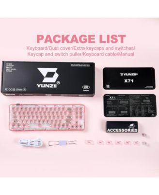 X71 Wireless Hot Swappable Transparent Mechanical Keyboard