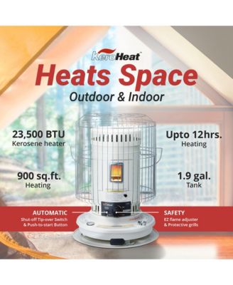 KeroHeat 23,500 BTU Indoor & Outdoor Portable Convection Kerosene Heater