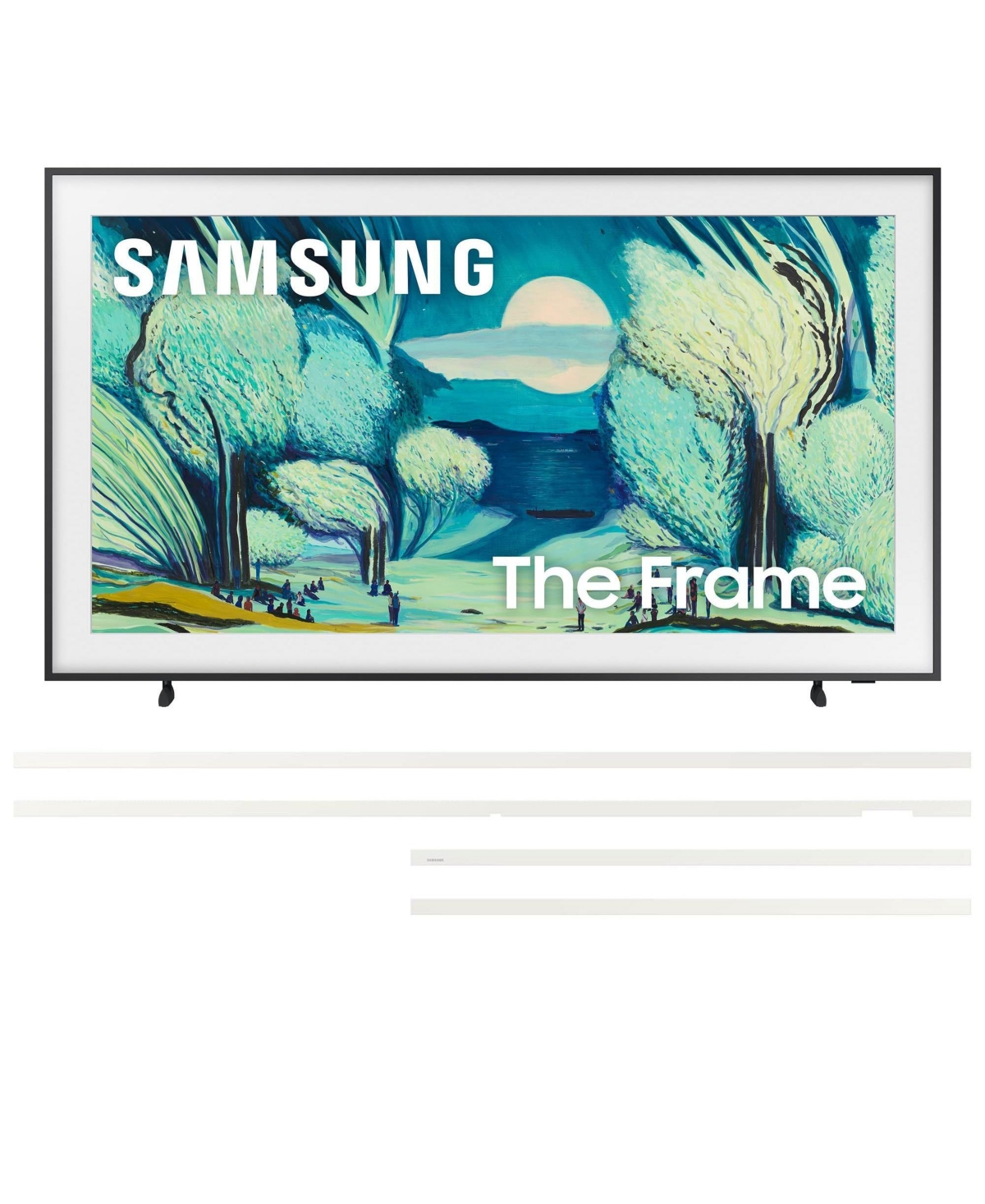Samsung 65" The Frame Qled 4K Art Mode Smart Tv with a Vg-Customizable Bezel