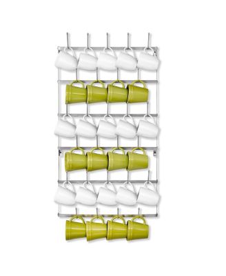 Large 6-Tier Metal Mug Rack Organizer - for Home, Kitchen & Bar, Coffee Station (Holds 27)