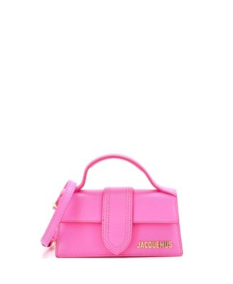 Le Bambino Top Handle Flap Bag Leather