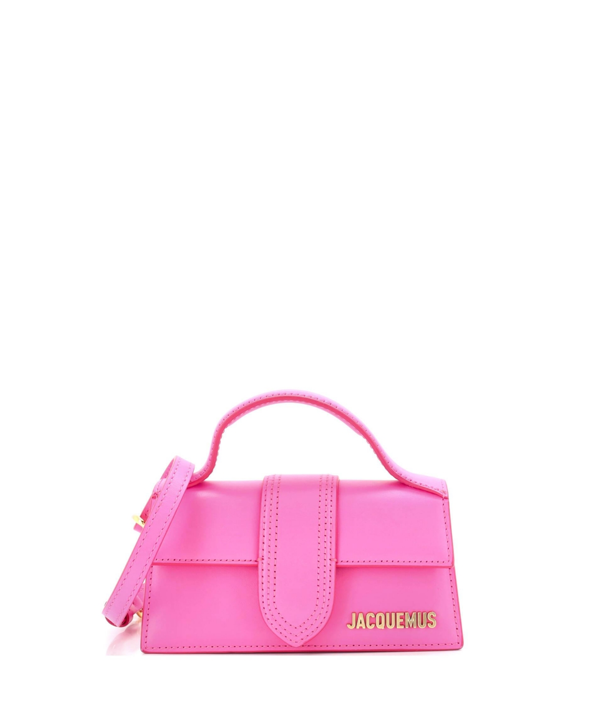 Pre-Owned Jacquemus Le Bambino Top Handle Flap Bag Leather