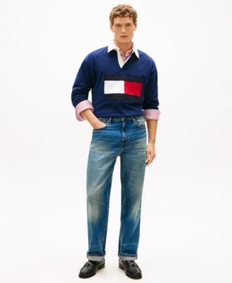 Men's Regular-Fit Flag Rugby Polo Shirt