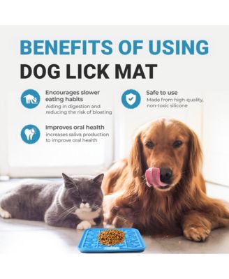 Licking Mat: 2pk - Orange & Blue