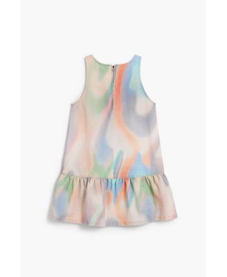 Girl's Tie-dye denim dress