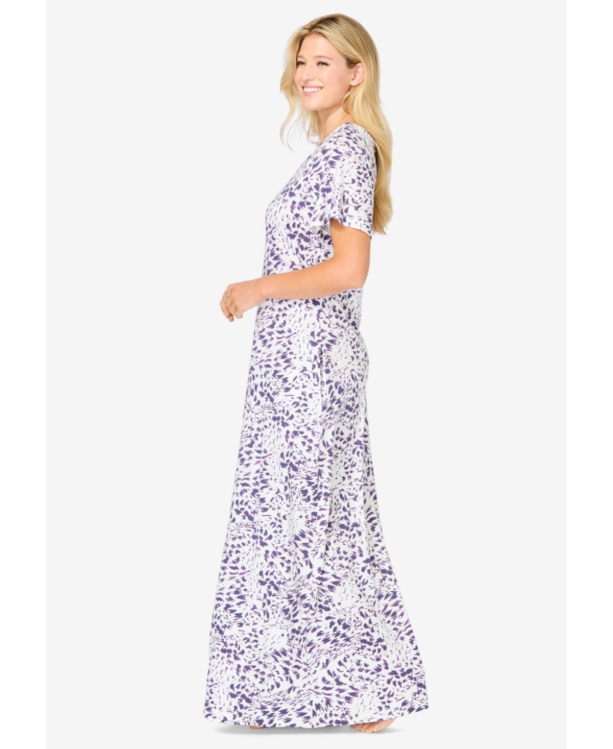 Avenue Women's Body Ruche Maxi Gown