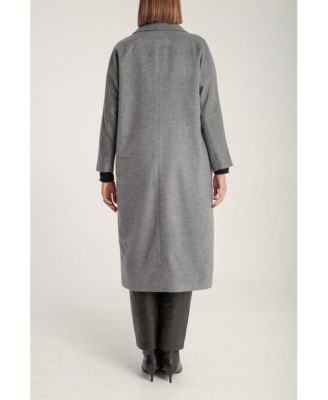 Women's Cashmere Double Breasted Long Coat