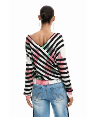 Women's Fine crossover sweater