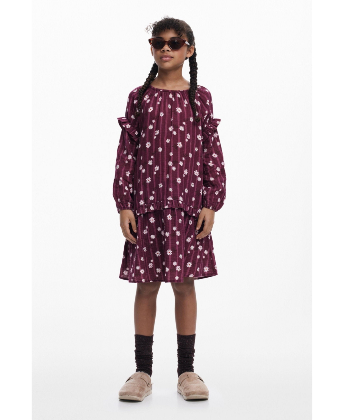 Desigual Girls's Boho floral dress