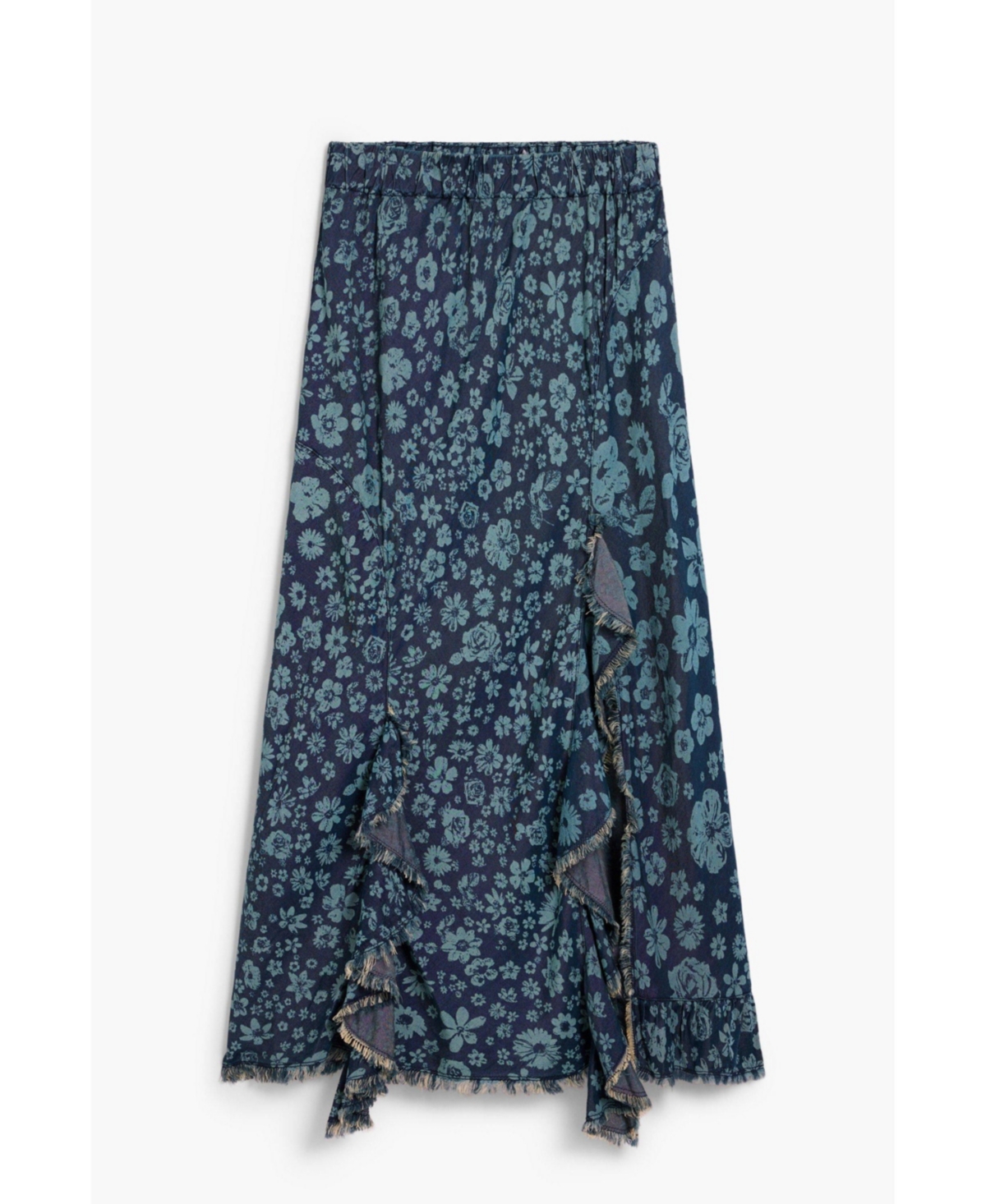 Desigual Women's Denim ruffle skirt