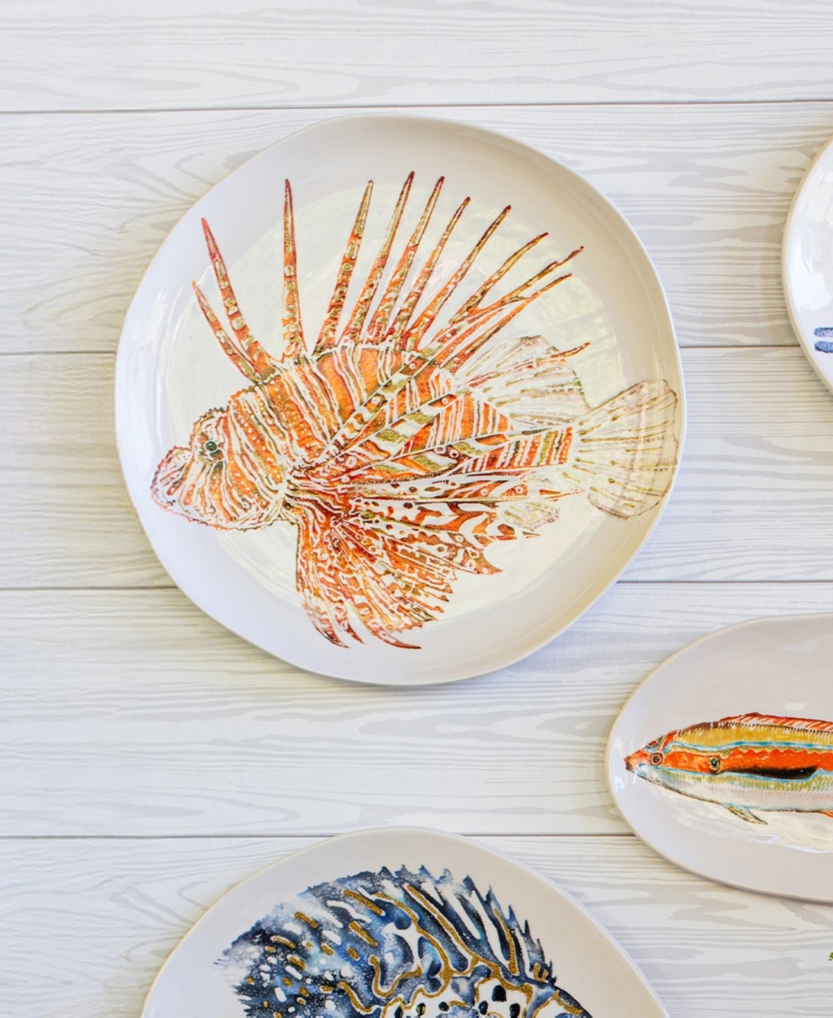 Vietri Reef Lionfish Round Platter