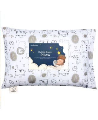Toddler Pillow with Pillowcase, Small Pillow for Sleeping