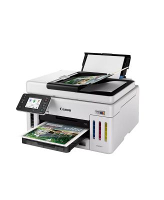 MAXIFY GX6120 Wireless MegaTank Duplex All-in-One Inkjet Color Printer, White