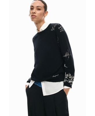 Women's Lettering sleeve sweater