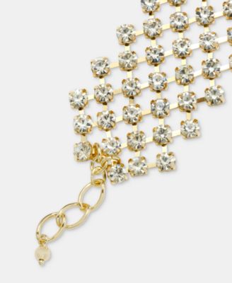 Crystal Net Statement Bracelet
