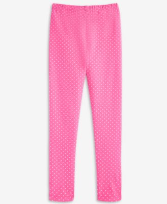 Girls' 5-20 Dot-Print Leggings