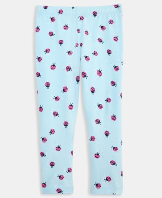 Girls' 12M-5T Ladybug-Print Leggings
