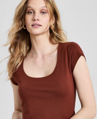 Women's Scoop-Neck Short-Sleeve T-Shirt