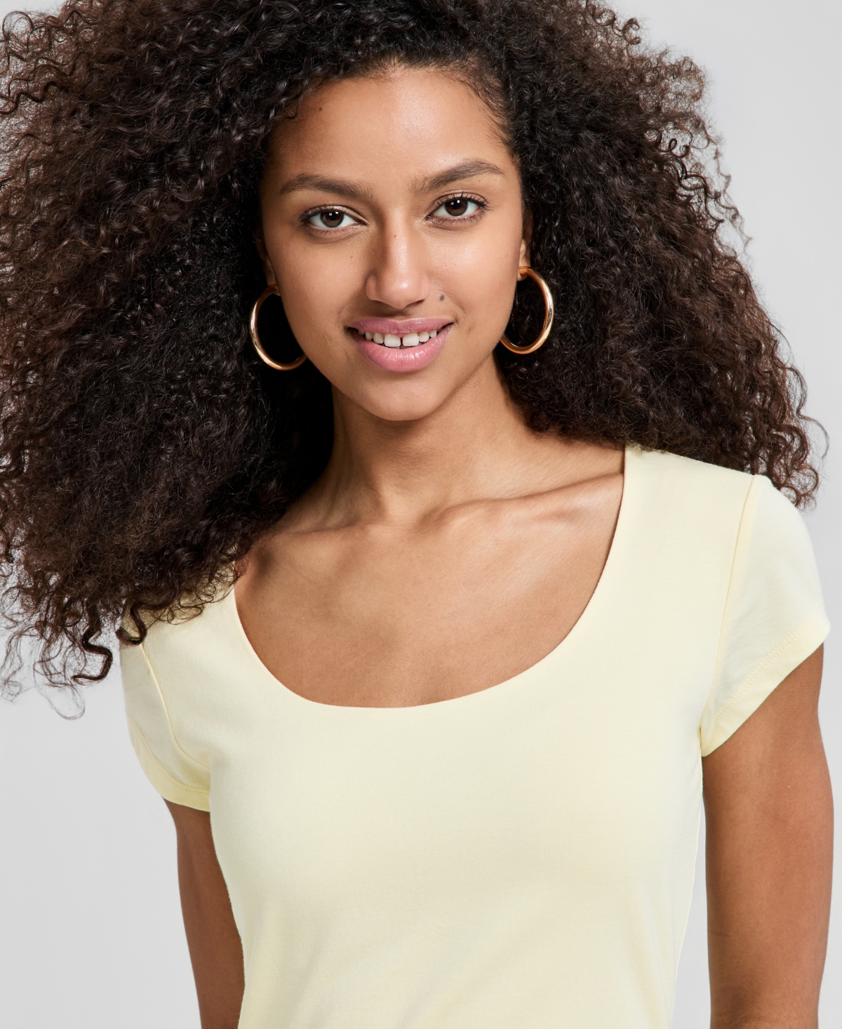 And Now This Women's Scoop-Neck Short-Sleeve T-Shirt, Macy's Exclusive