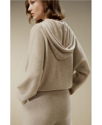 Women's Eshe 2-in-1 Cashmere Detachable Hoodie