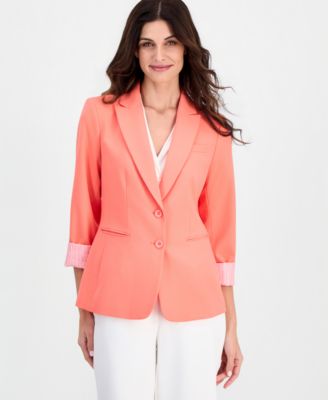 Women's Two-Button Peak-Lapel Blazer