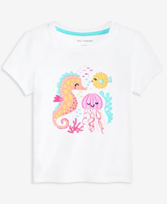 Girls' Toddler 12M-5T Seahorse Friends T-Shirt