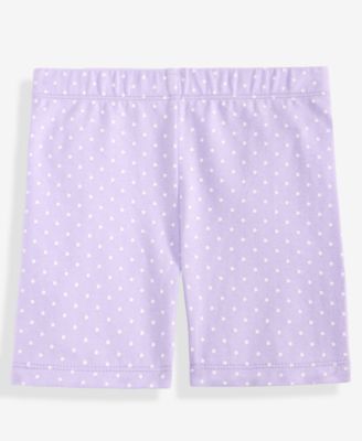 Girls' Toddler 12M-5T Dot-Print Bike Shorts