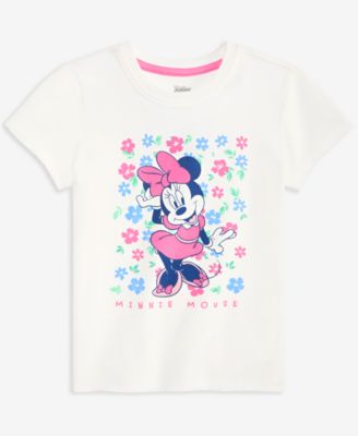 Girls' Toddler 12M-5T Minnie Mouse Flowers T-Shirt