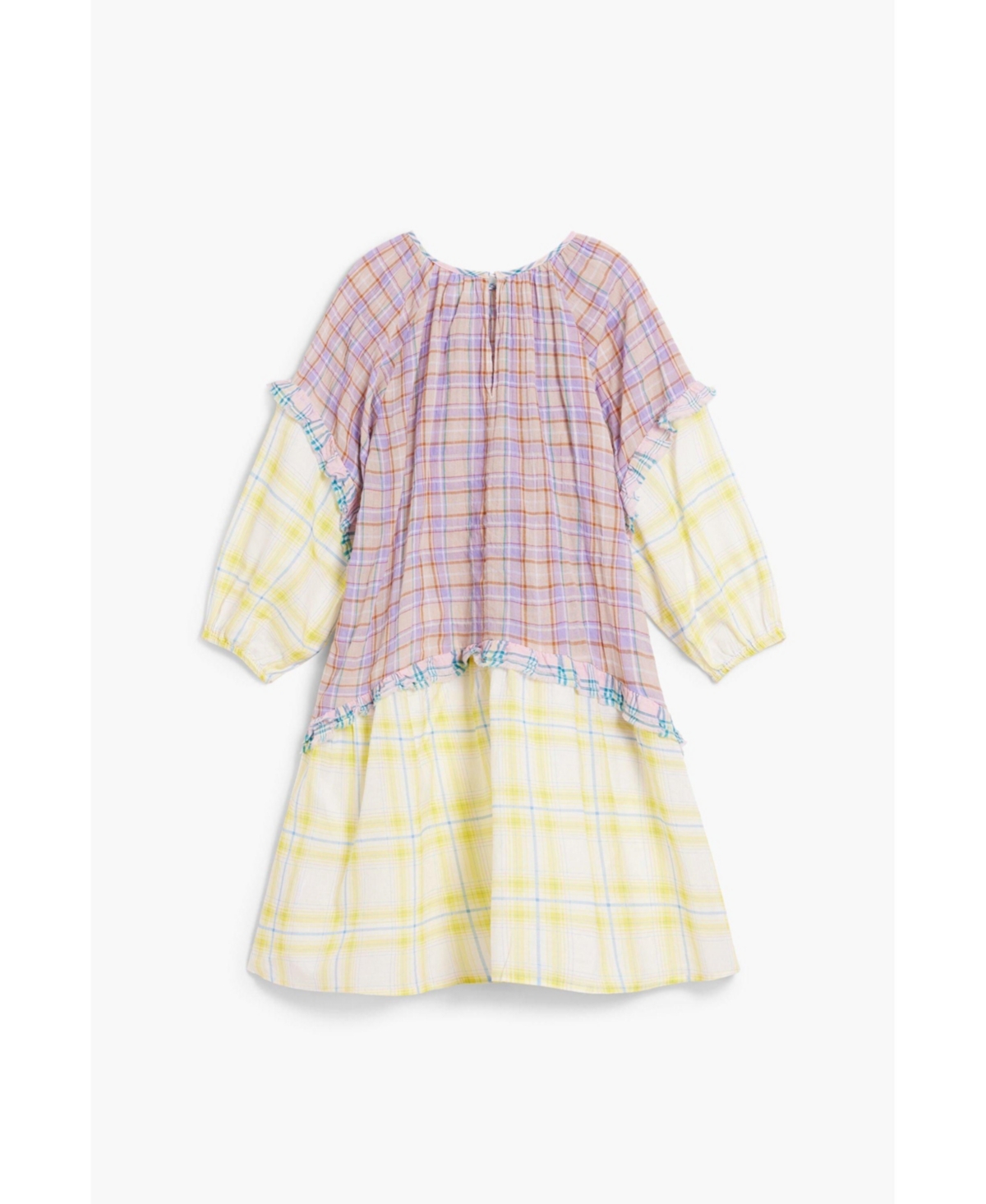Desigual Girls Girls's Checkered dress with ruffle