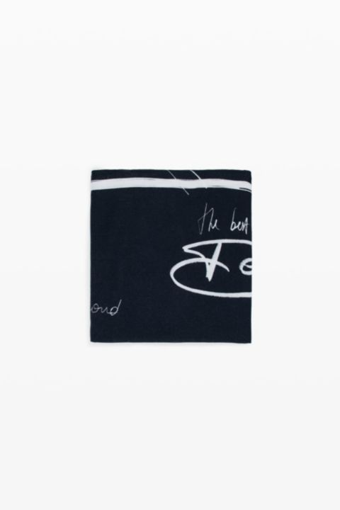 Женские аксессуары Desigual Lettering Foulard, цвет: Чёрный