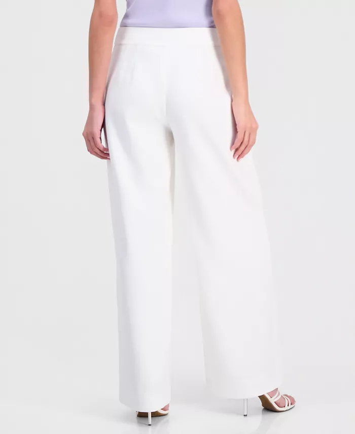 ASL Petite Mid-Rise Wide-Leg Pants - thumbnail 3