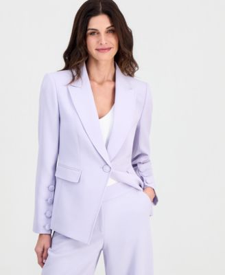Women's One-Button Peak-Lapel Blazer